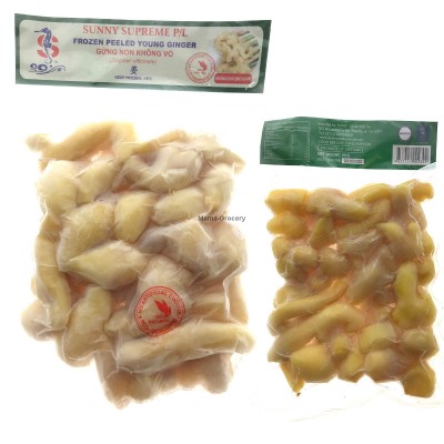 Sunny Supreme Frozen Peeled Young Ginger 500g